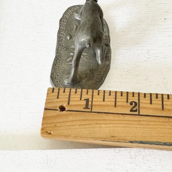 Pewter Dog Figurine by Philip Kraczkowski Hallmark Cards 1975 Little Gallery - Picture 11 of 13